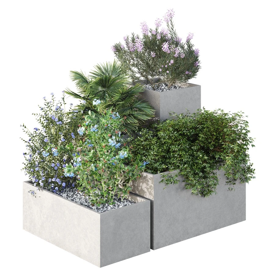Hq Tree And Bush Garden Box Outdoor Vol 07