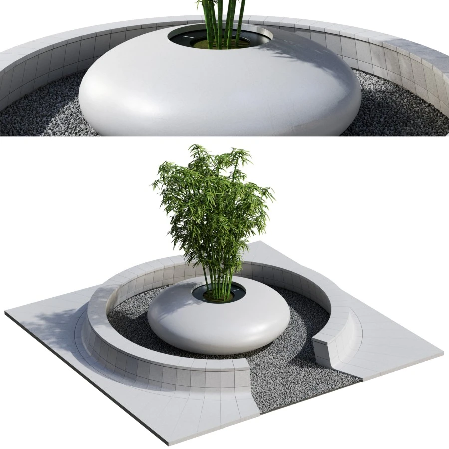 Modern Courtyard 02