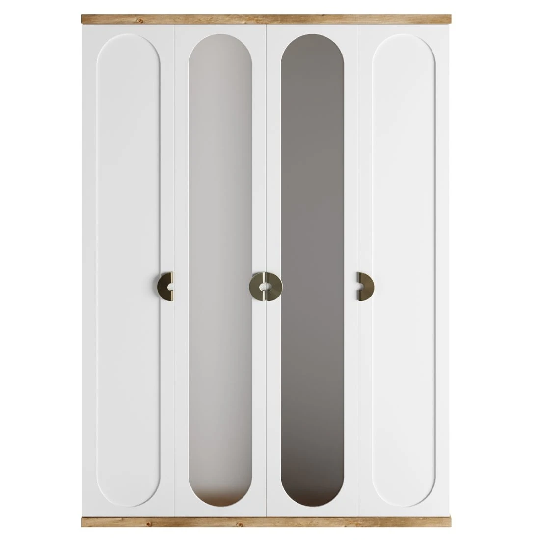 Arc White Wardrobe