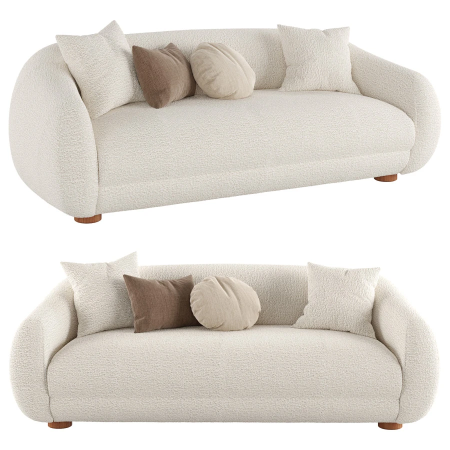 Laszlo Boucle Loveseat