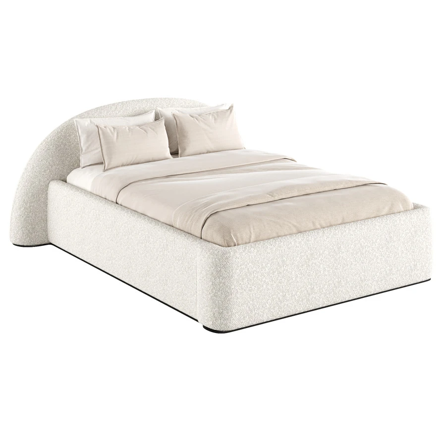 Quin Fabric Panel Bed