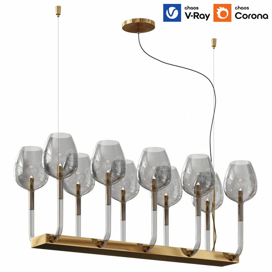 Rose Chandelier By Italamp