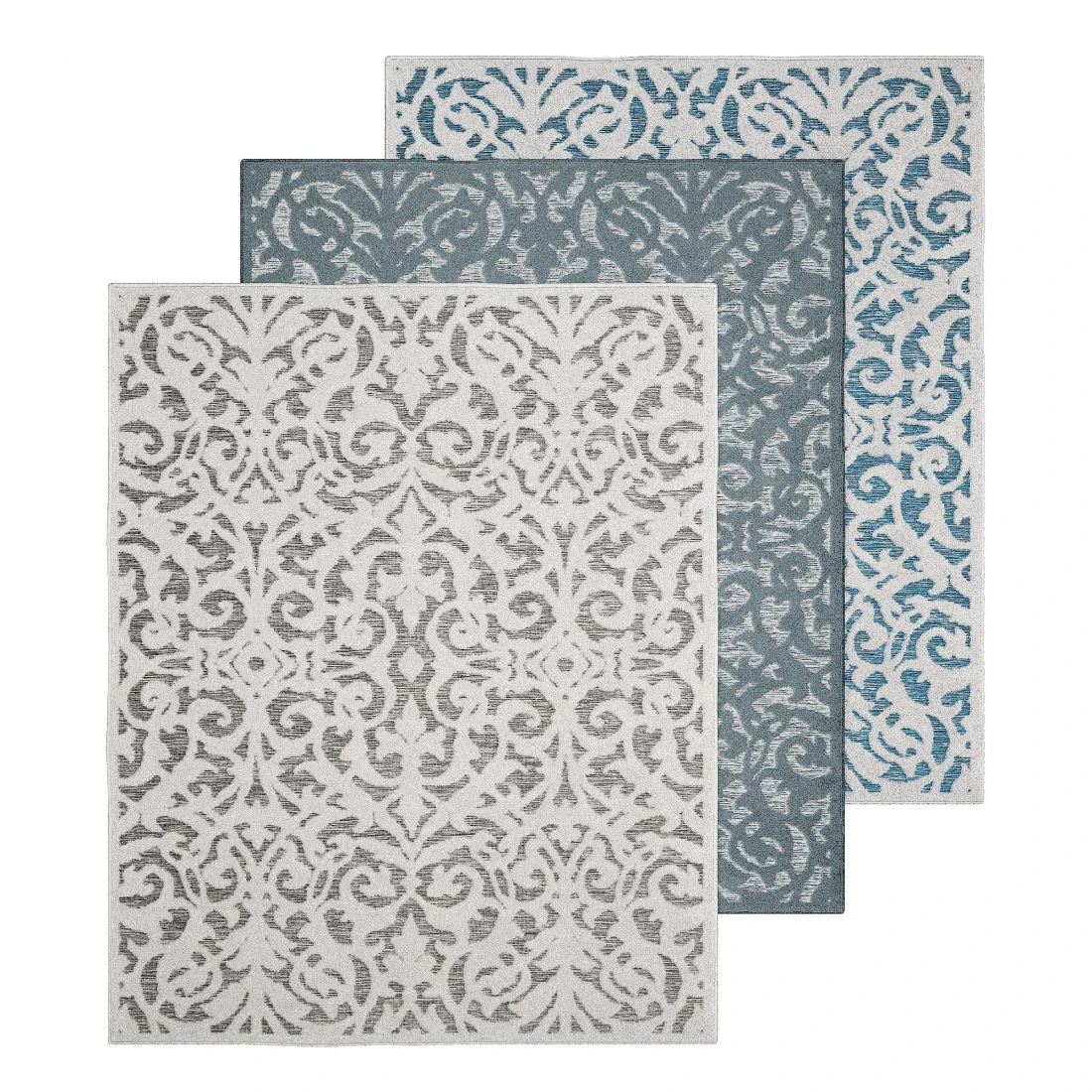 Outdoor Lady Bird Natural Gray Area Rug