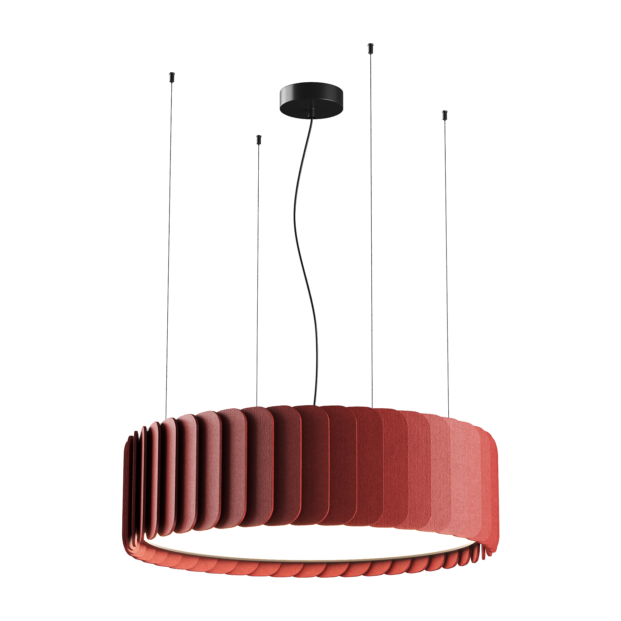 Акустический подвесной светильник D800хH240мм