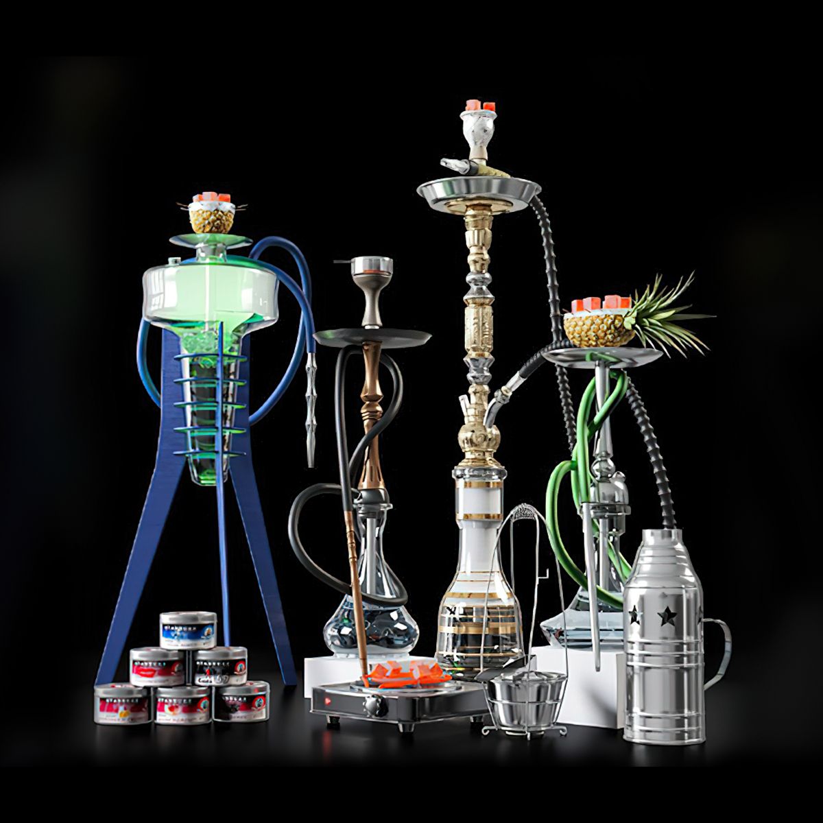 Hookah set