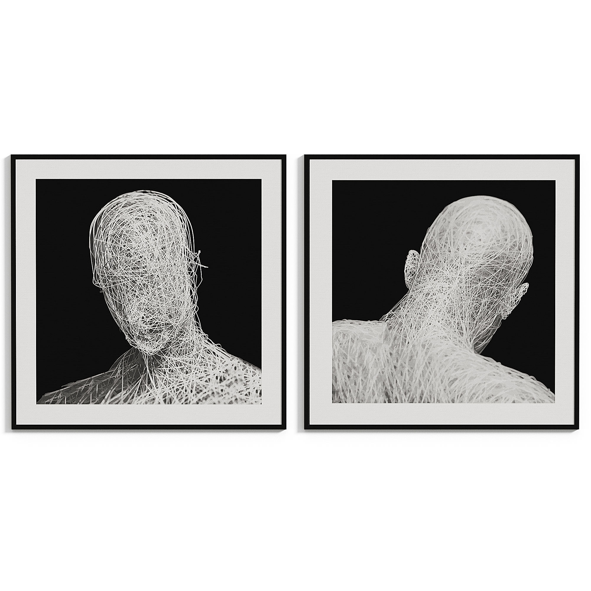 modern painting set of 2 Texture