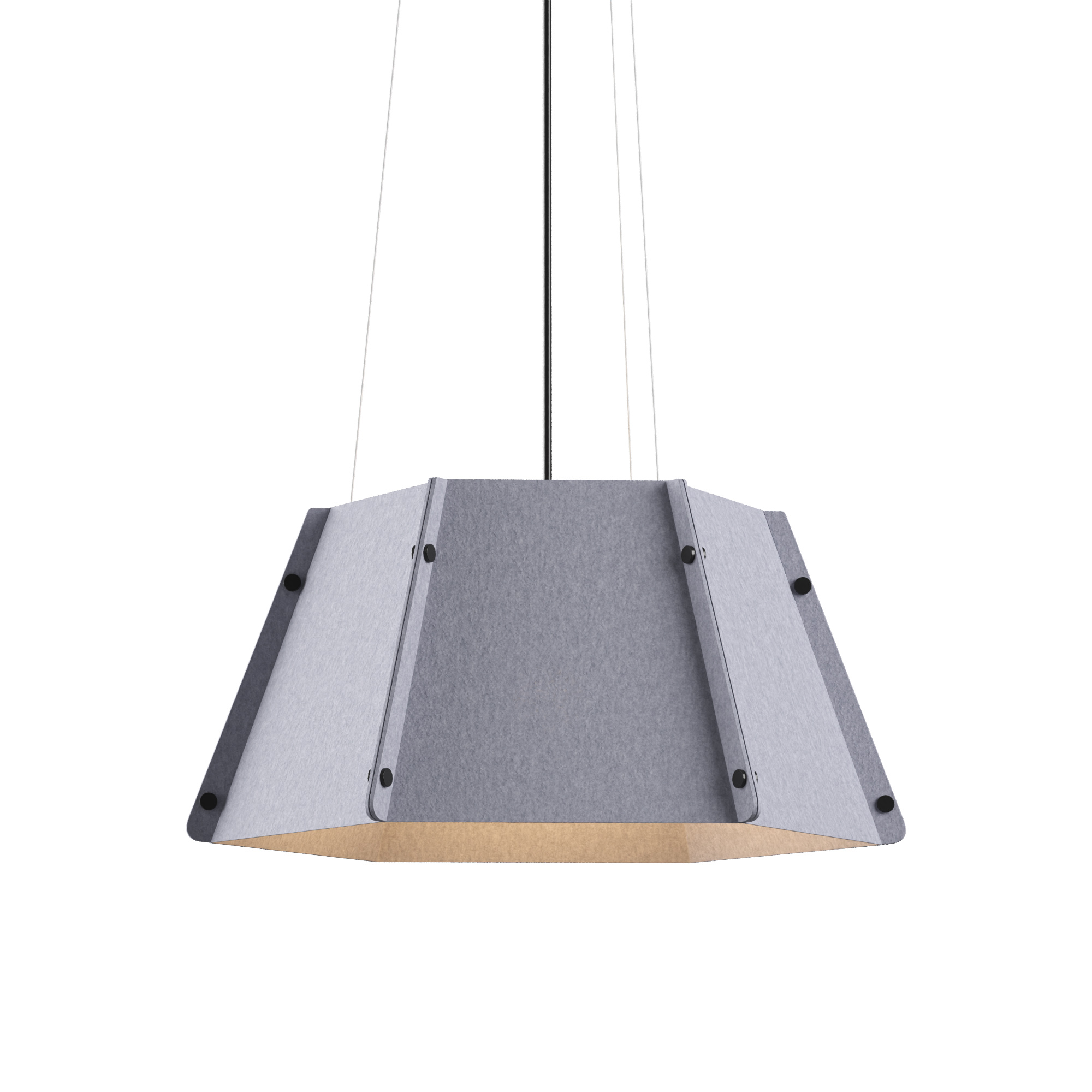 Акустический подвесной светильник Prism D600хH300мм