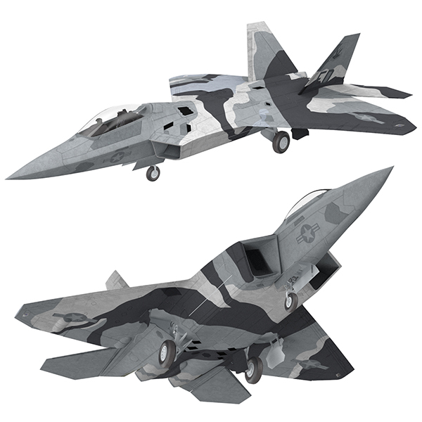 F-22 Raptor Advanced Version Three Model