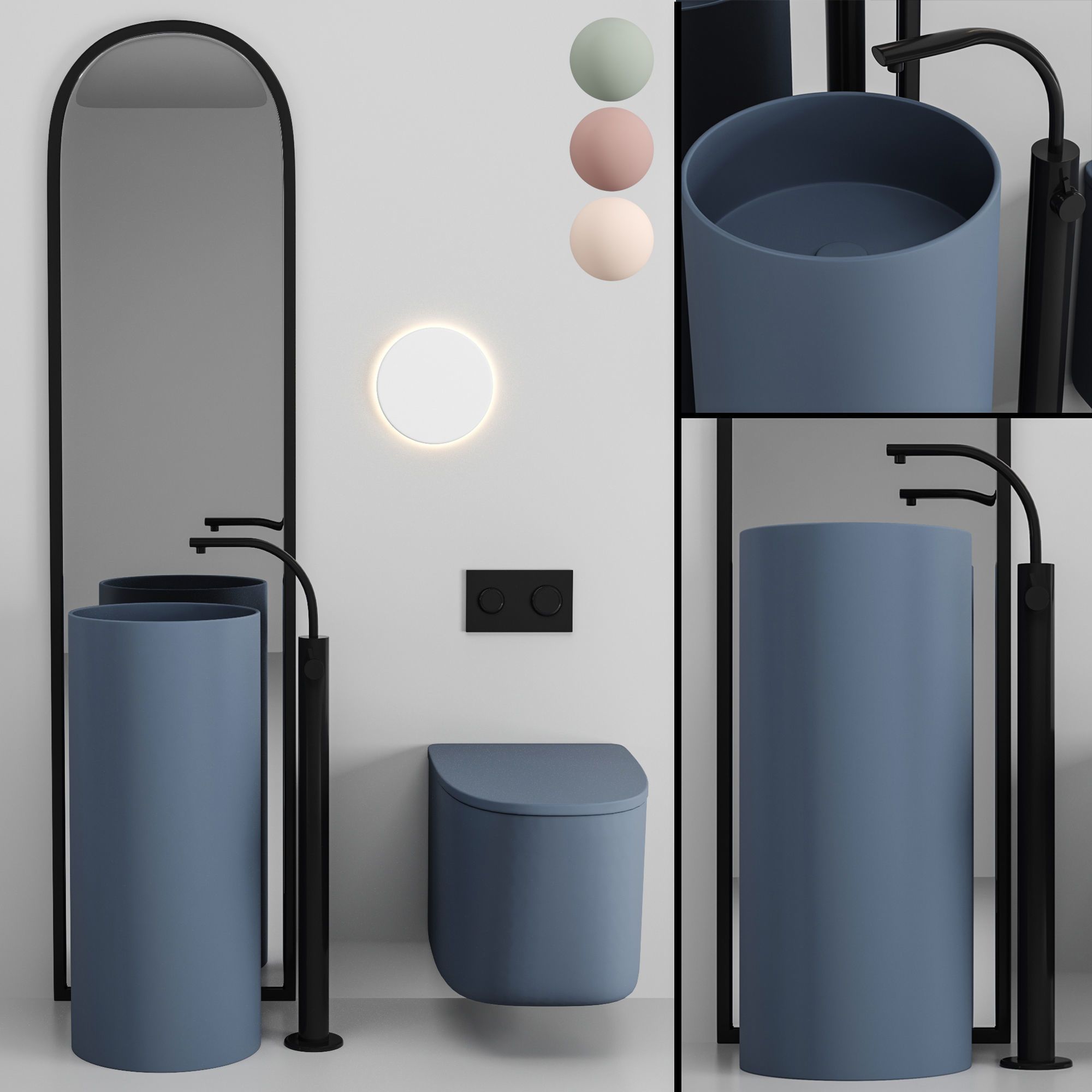 Bathroom Furniture Set hh