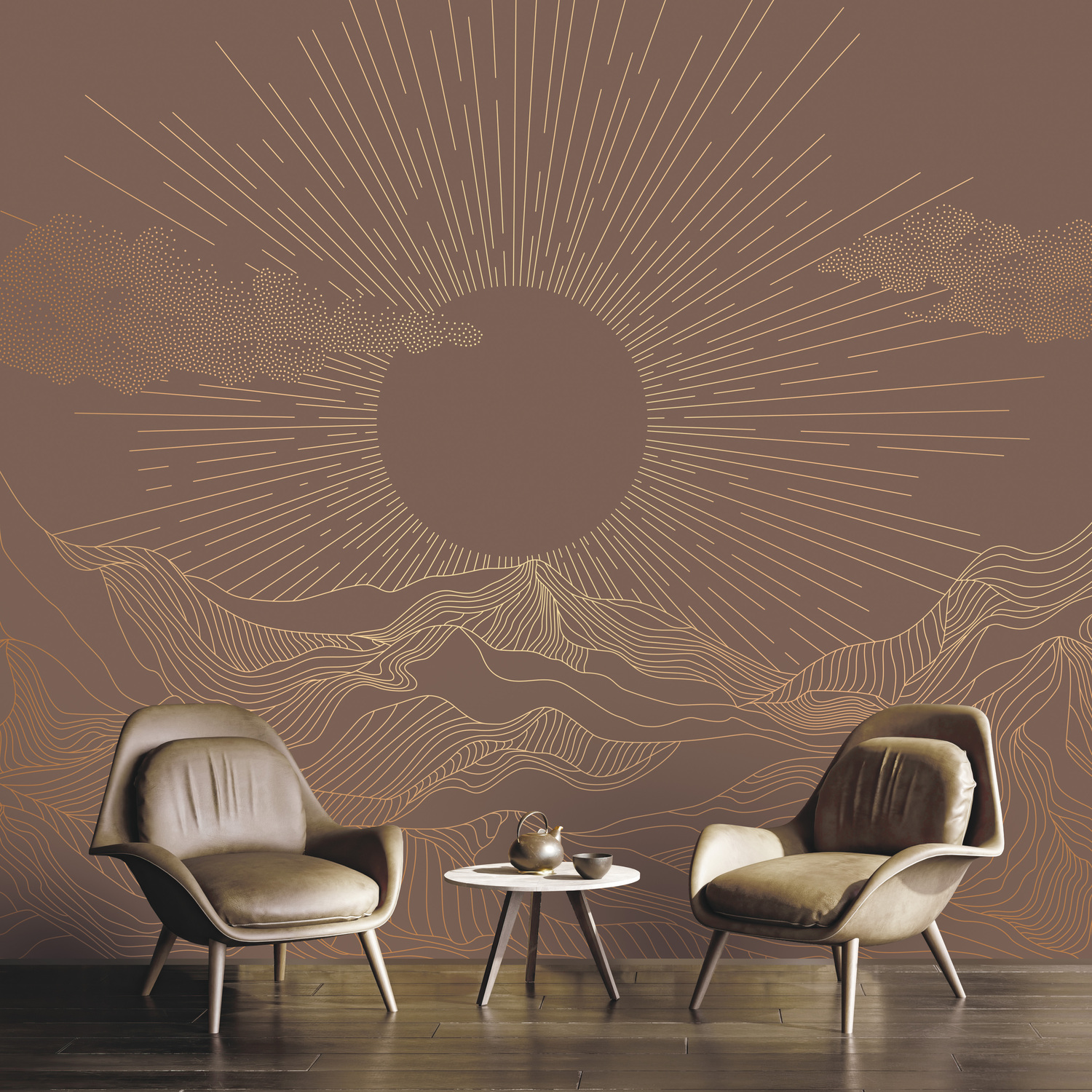 PINEGIN WALL & FRESCO | Панно Lines-PL024