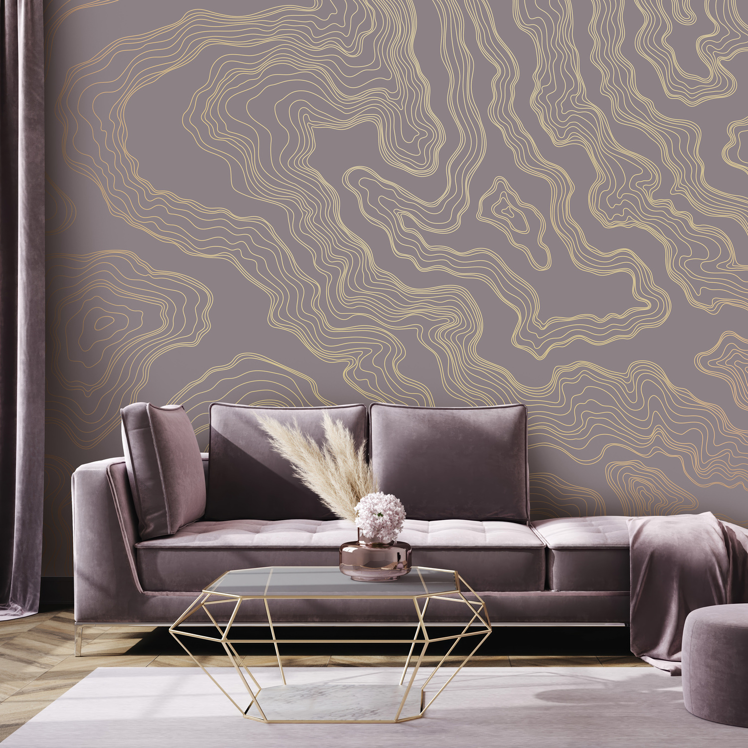 PINEGIN WALL & FRESCO | Панно Lines-PL054