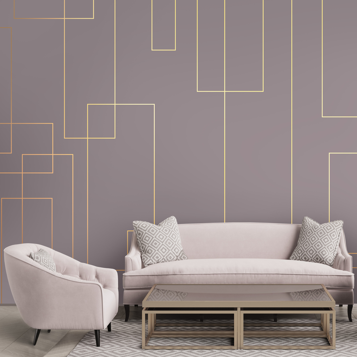 PINEGIN WALL & FRESCO | Панно Lines-PL074