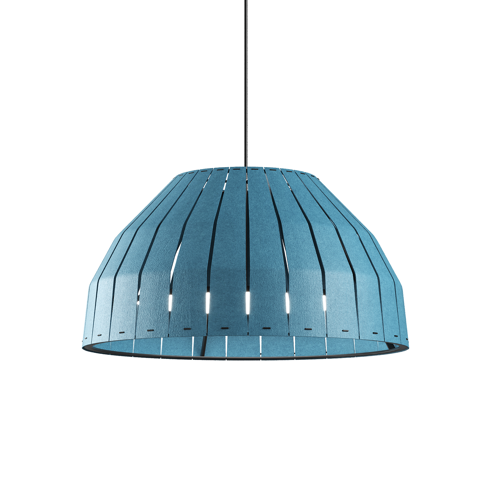 Акустический подвесной светильник D635хH335мм