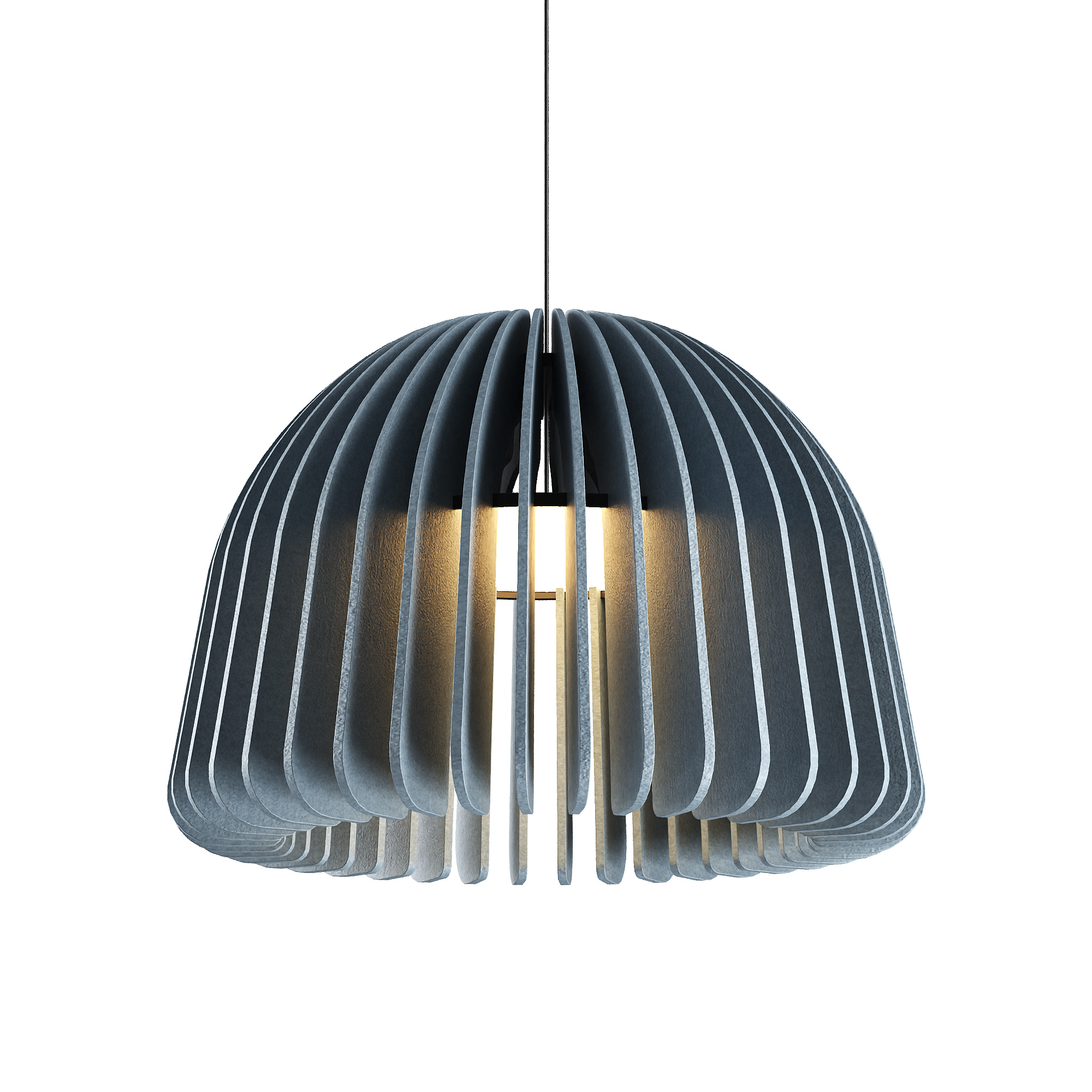 Акустический подвесной светильник D570хH415мм