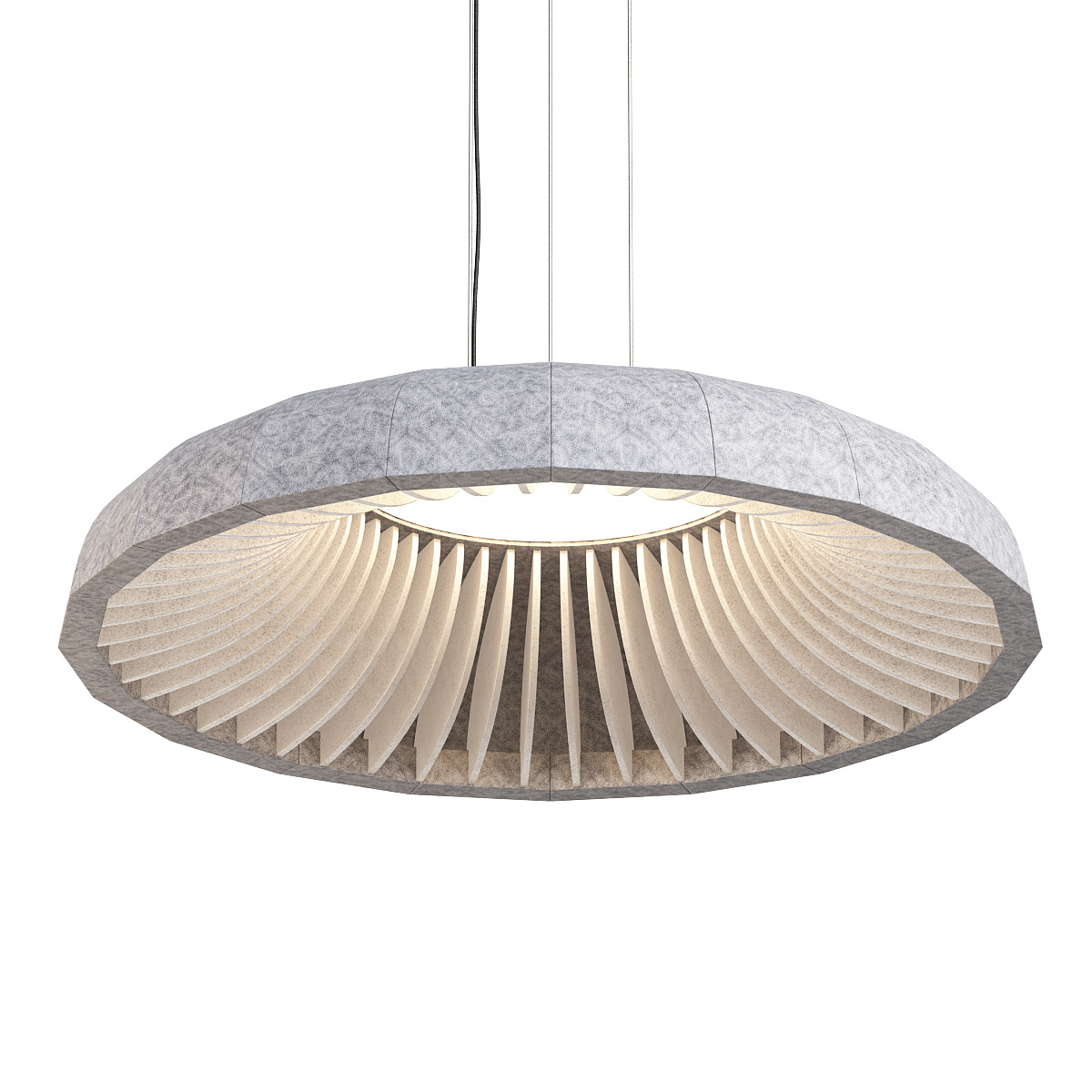 Акустический подвесной светильник 1000мм Toad