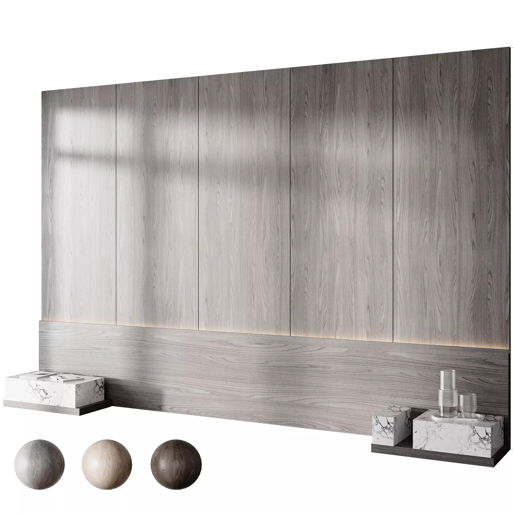 Headboard wall panel 016