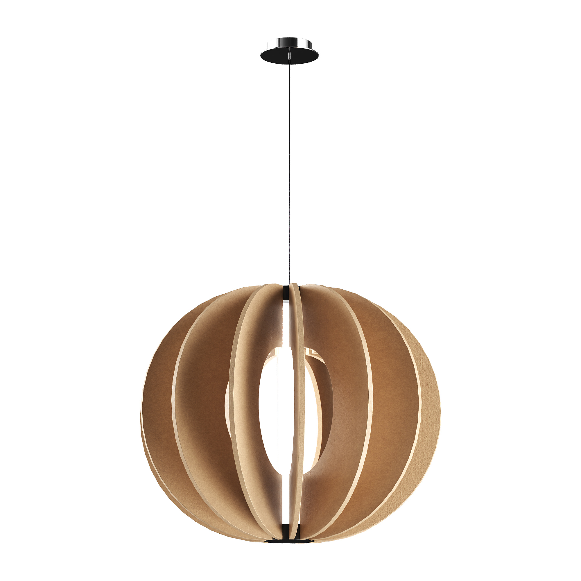 Акустический подвесной светильник D600хH500мм