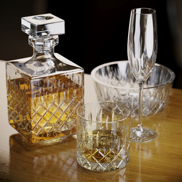 Crystal whiskey set 018