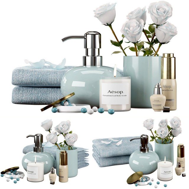 Bathroom Accessories Set 2