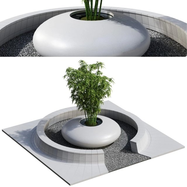 Modern Courtyard 02