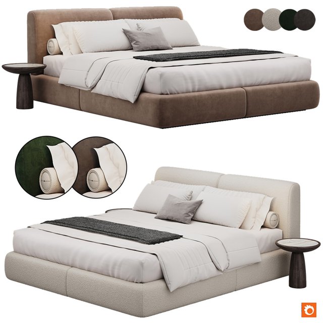 Margot Plus 180 Bed By Domkapa