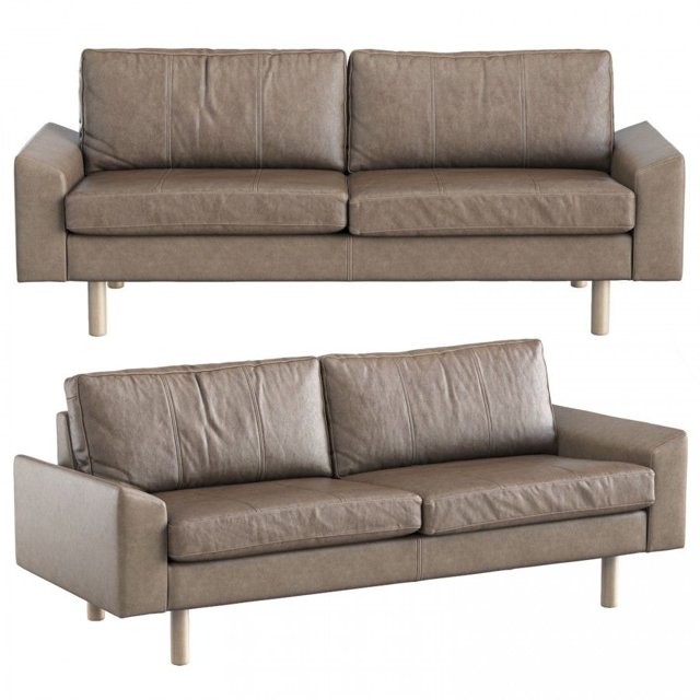 Leather Sofa By Illums Bolighus