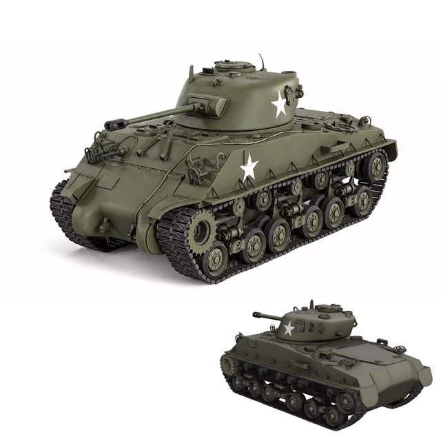 Sherman Tank High Detail Military Vehicle