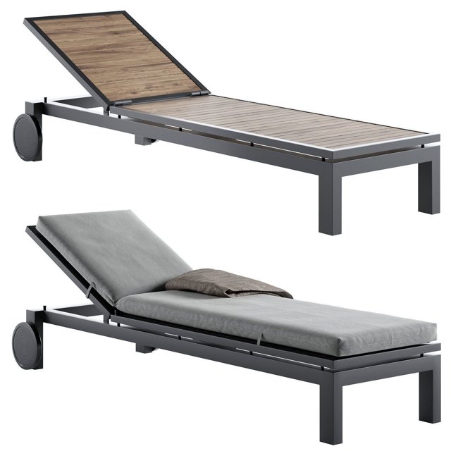 Chaise lounge Crate and Barrel