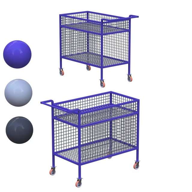 Cart for grocery store or in mall