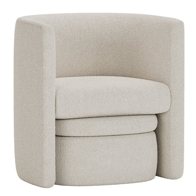 Braedin Upholstered Barrel Accent Chair
