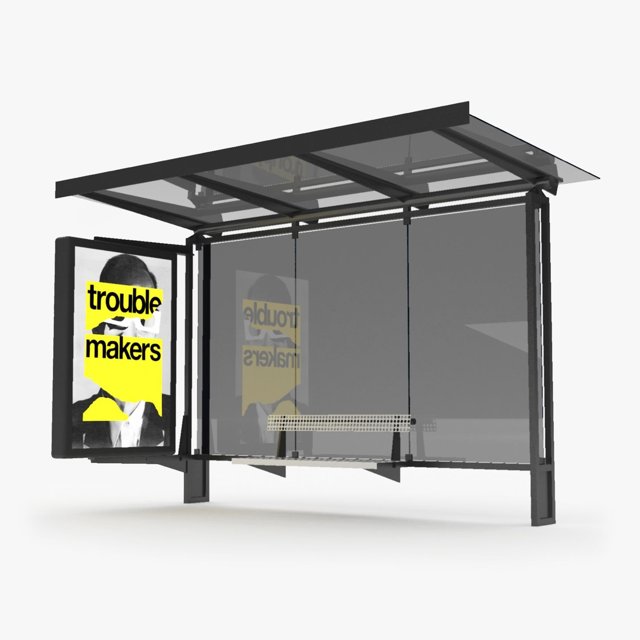 Modern Bus Stop