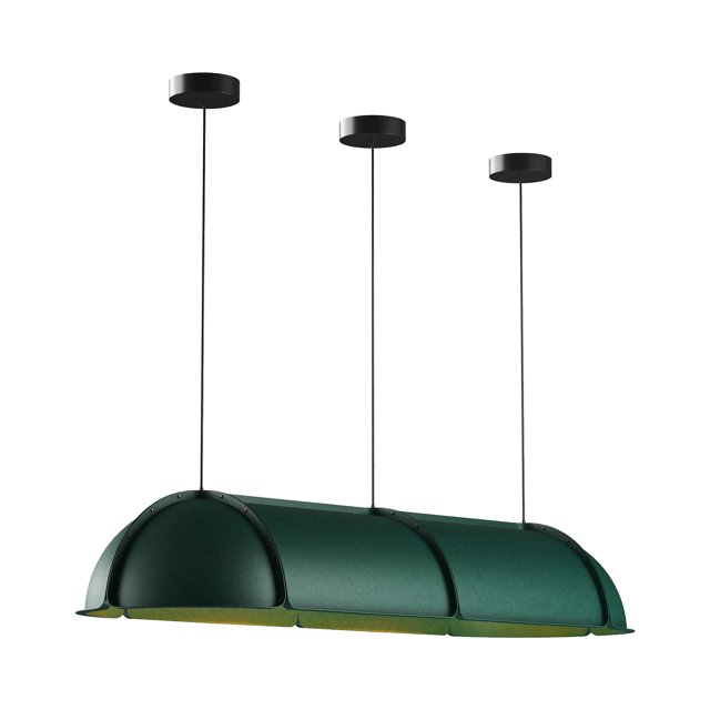 Акустический подвесной светильник 1200х800х400мм