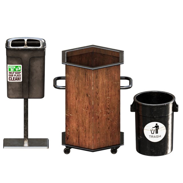 Trash bins 3