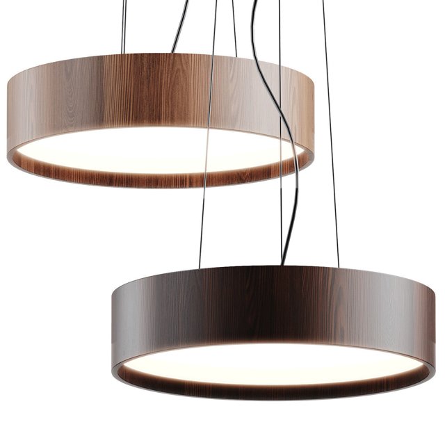 Valaisin Gronlund Oak Walnut Pendant Lamp