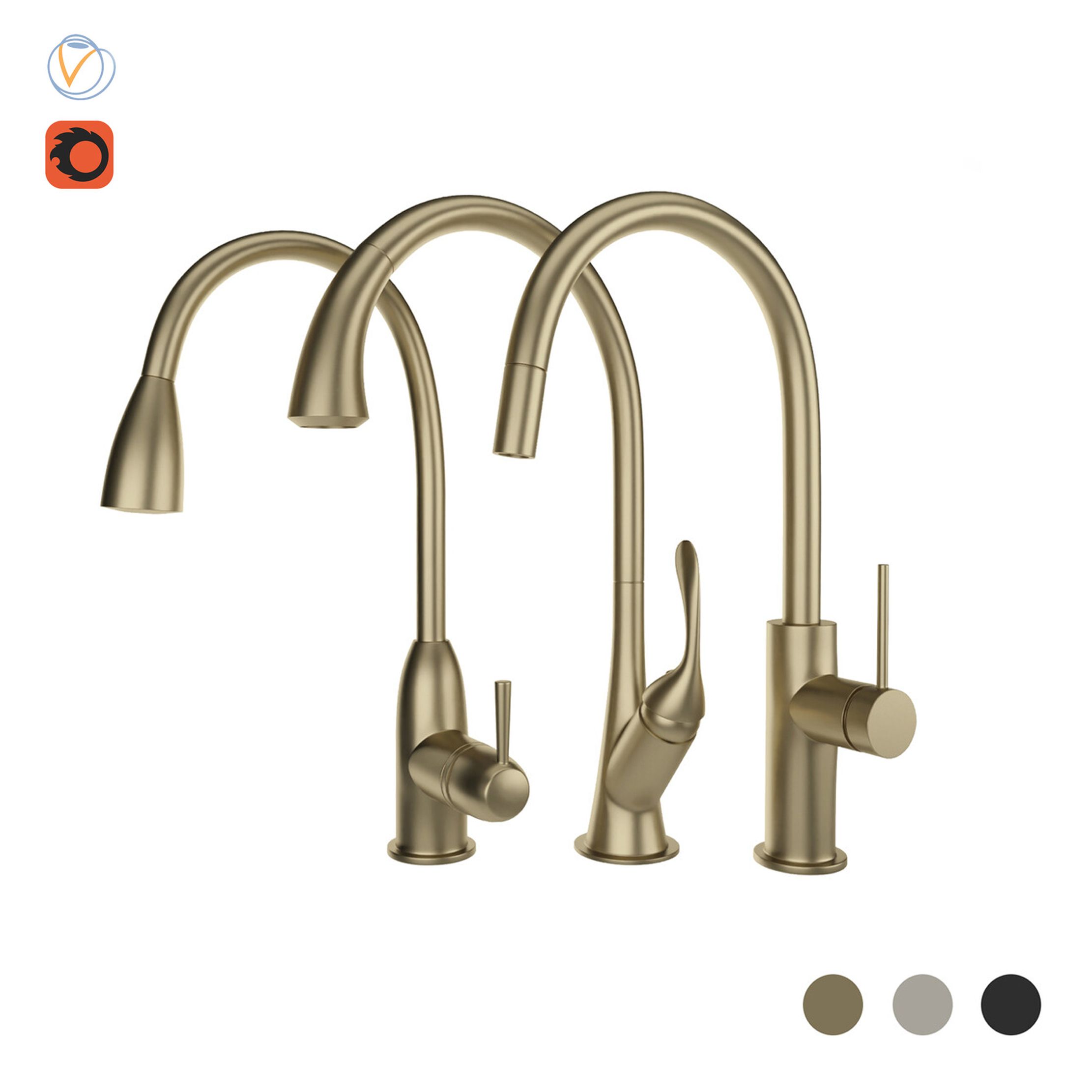 Kitchen faucet set 02