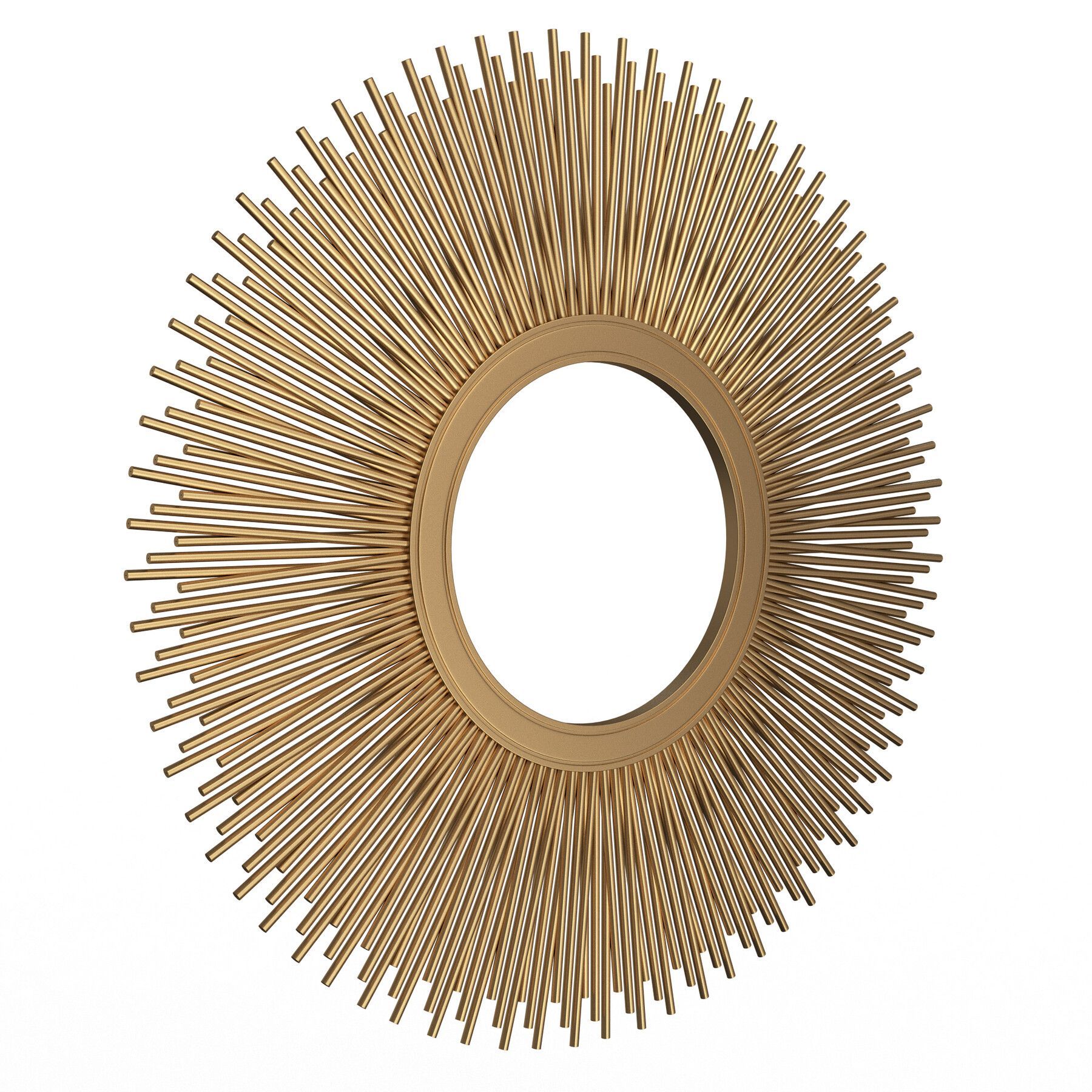 Leaf Round Mirror